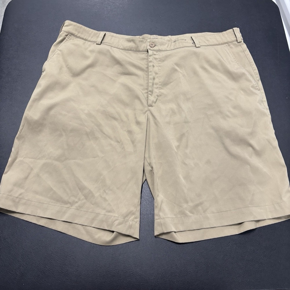 Nike‎ 40 Adult Golf Chino Shorts Performance Stretch Beige Khaki Outdoor Mens
